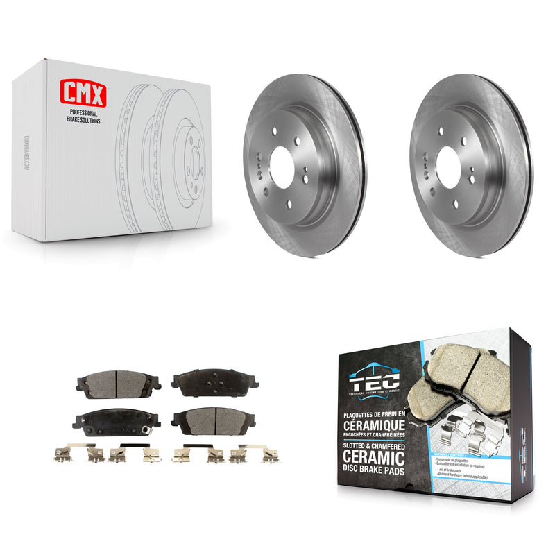 Transit Auto K8T-103808 Disc Brake Kit for 2019 Chevrolet Silverado 1500 LD, GMC Sierra 1500 Limited - Rear product image