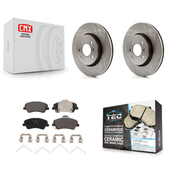 Transit Auto K8T-103810 Disc Brake Kit for 2018-2023 Kia Rio, Hyundai Accent - Front product image