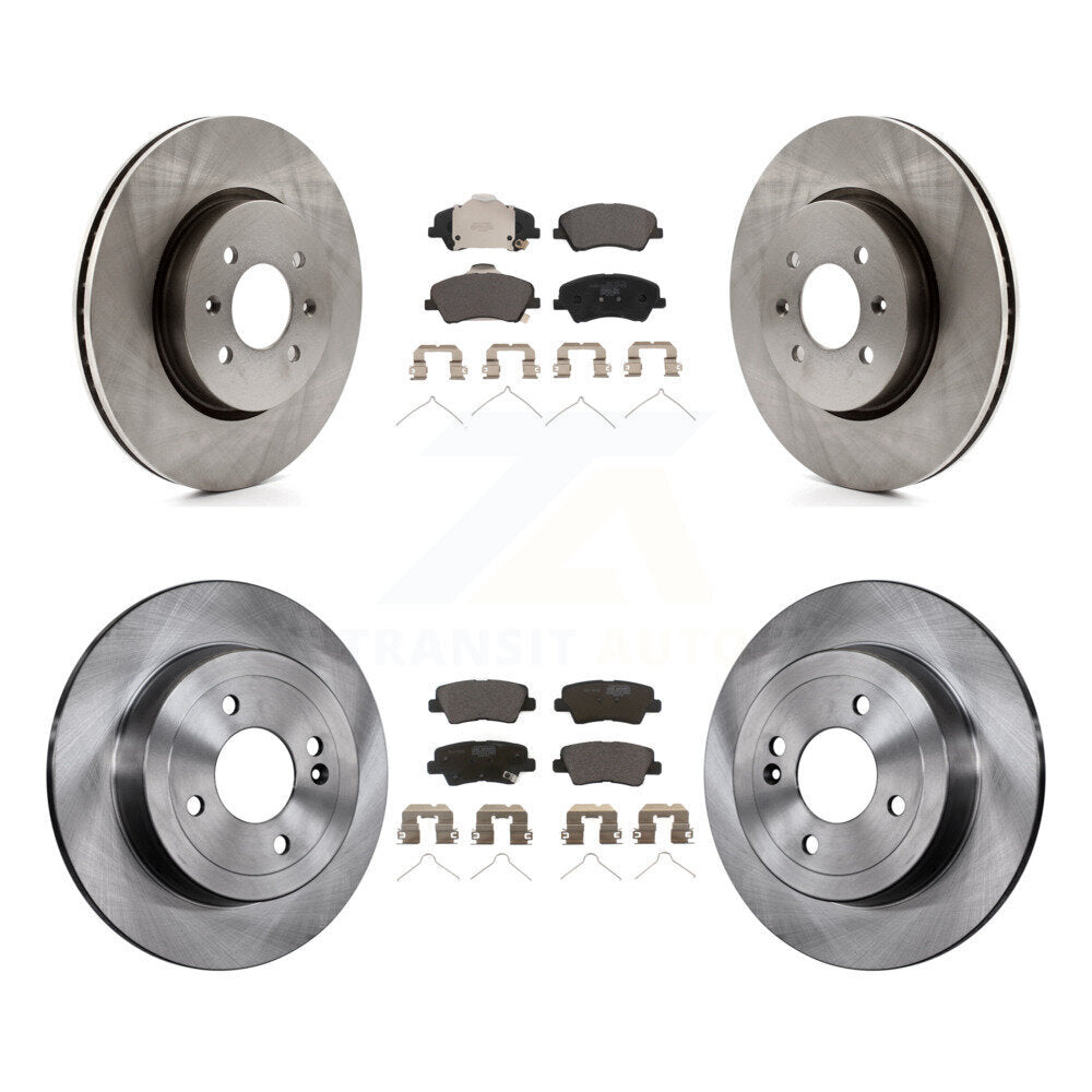 Transit Auto K8T-103812 Disc Brake Kit for 2018-2023 Kia Rio, Hyundai Accent - Front and Rear product image