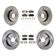 Transit Auto K8T-103812 Disc Brake Kit for 2018-2023 Kia Rio, Hyundai Accent - Front and Rear product image