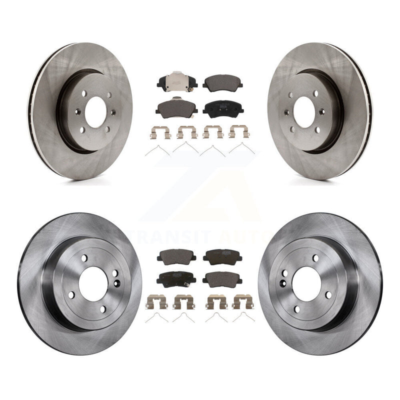 Transit Auto K8T-103812 Disc Brake Kit for 2018-2023 Kia Rio, Hyundai Accent - Front and Rear product image