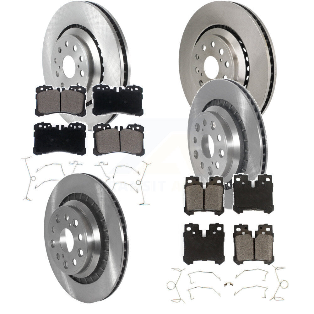 Transit Auto K8T-103817 Disc Brake Kit for 2008-2017 Lexus LS460, Lexus LS600h - Front and Rear product image