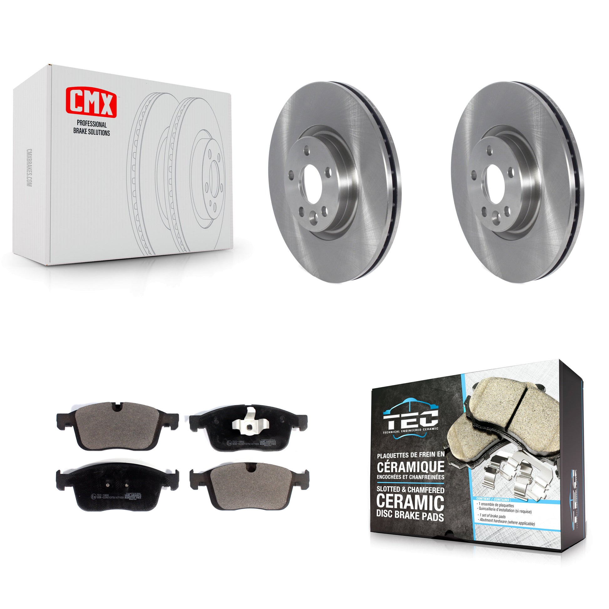 Transit Auto K8T-103823 Disc Brake Kit for 2016-2017 Volvo XC60 - Front product image