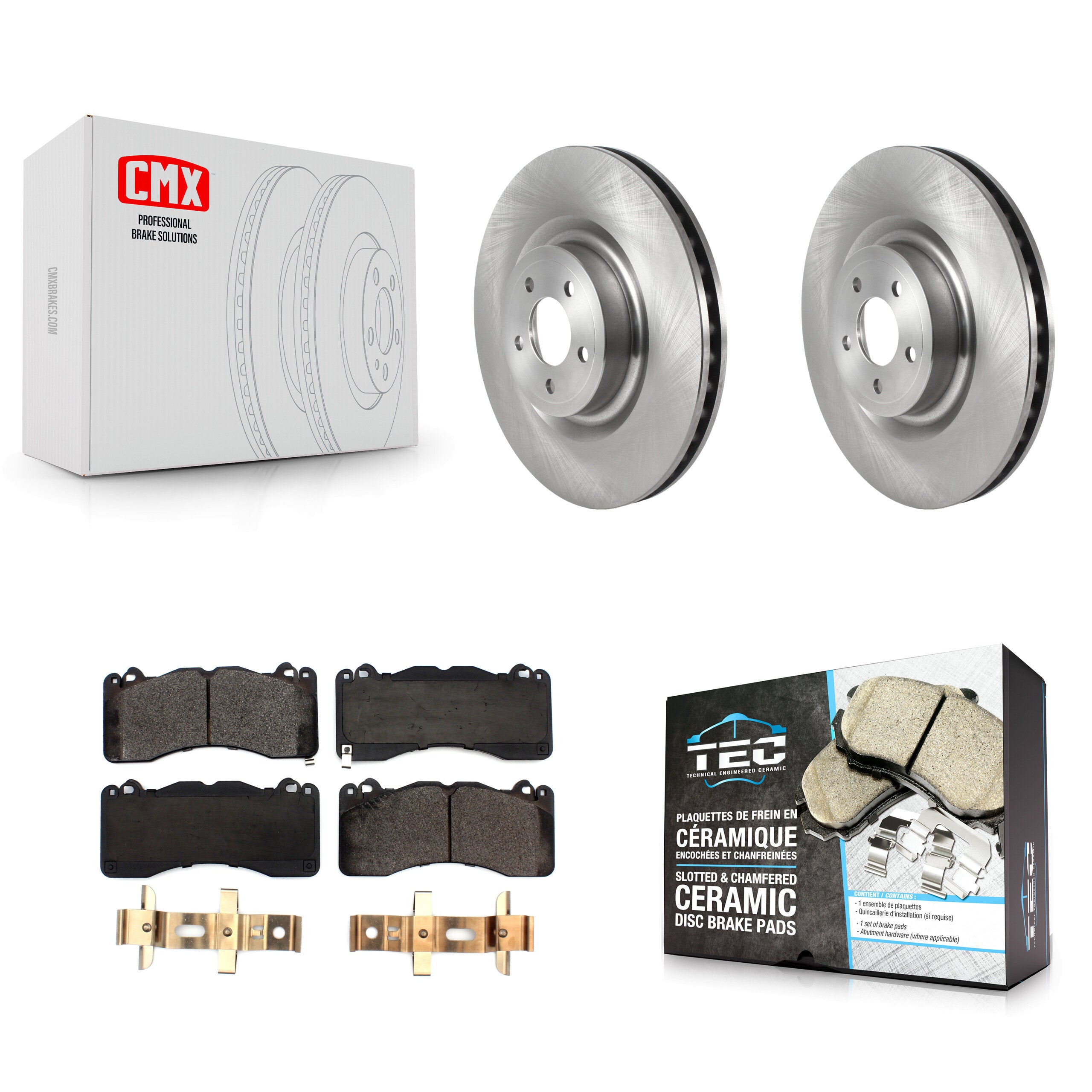 Transit Auto K8T-103824 Disc Brake Kit for 2015-2022 Ford Mustang - Front product image