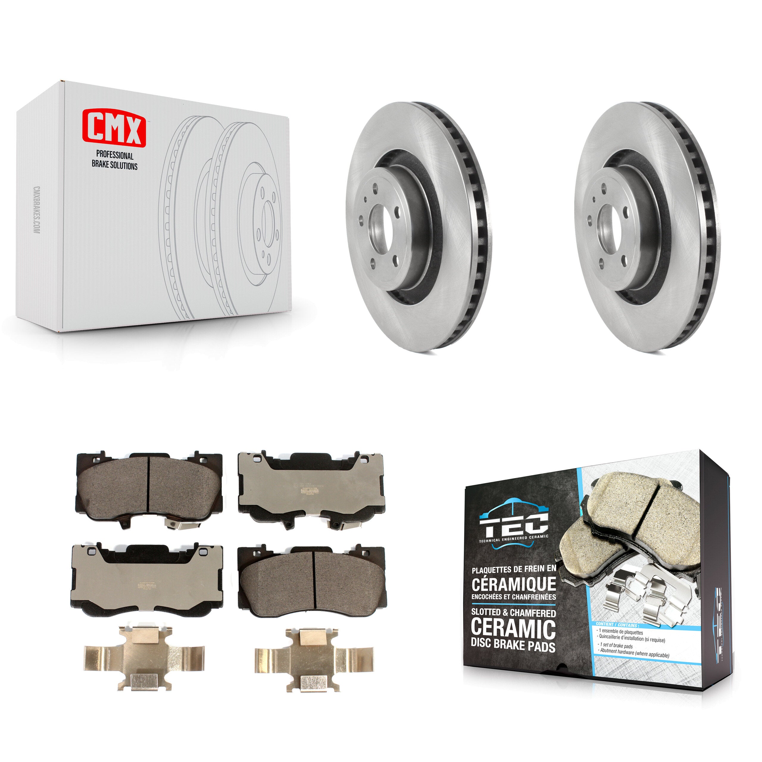 Transit Auto K8T-103825 Disc Brake Kit for 2015-2019 Ford Mustang - Front product image