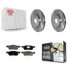 Transit Auto K8T-103828 Disc Brake Kit for 2017-2020 Jaguar F-Pace, Land Rover Range Rover Velar - Front product image