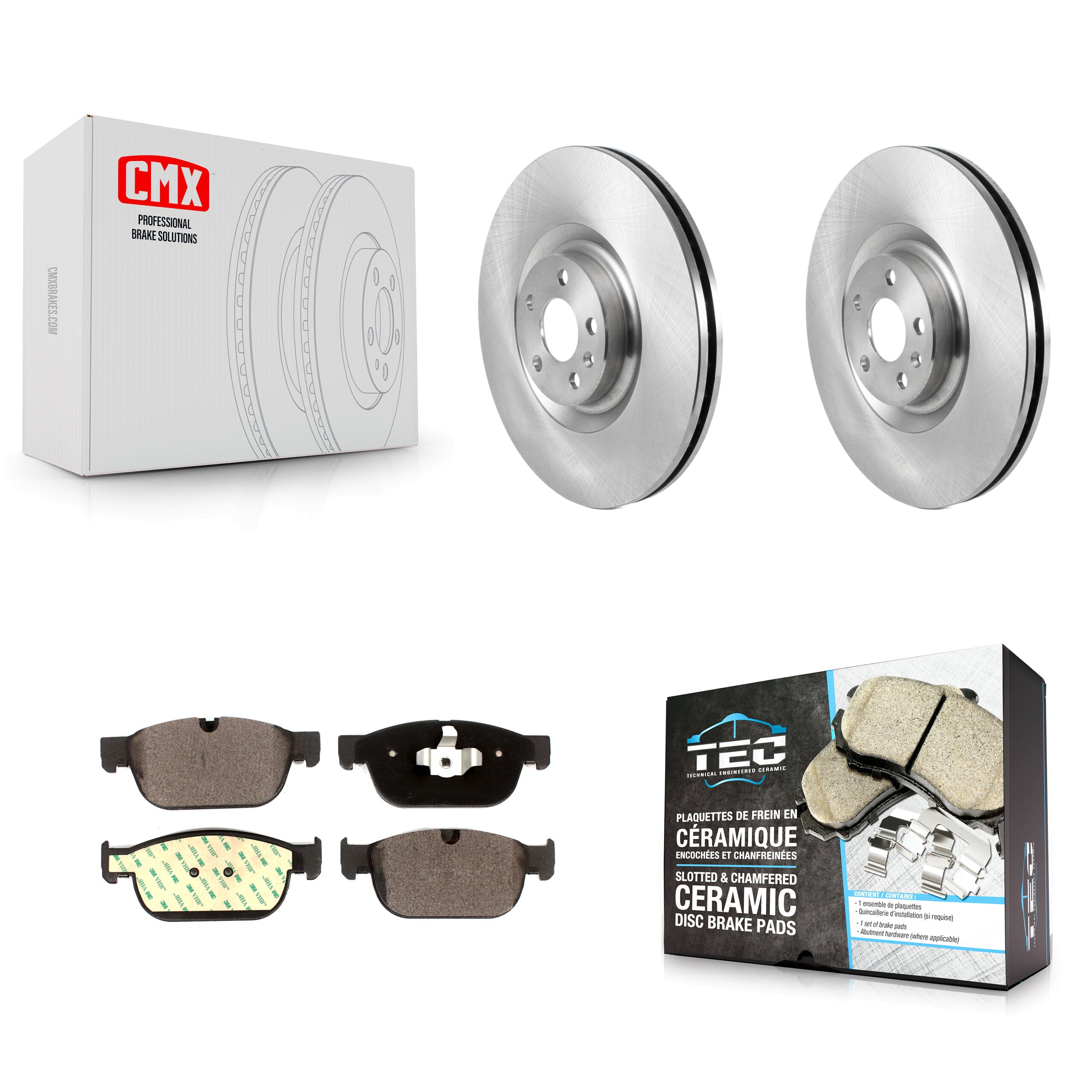 Transit Auto K8T-103829 Disc Brake Kit for 2016-2023 Volvo XC90 - Front product image