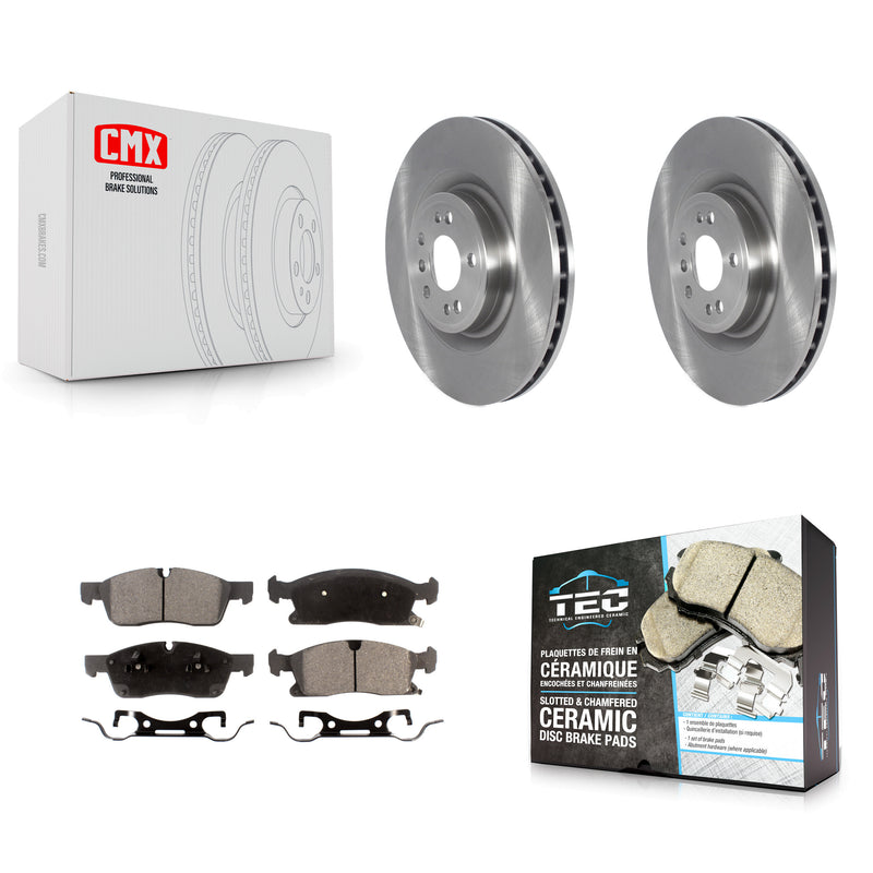 Transit Auto K8T-103834 Disc Brake Kit for 2013-2019 Mercedes-Benz GLE400, Mercedes-Benz GLS450, Mercedes-Benz ML400 & more - Front product image