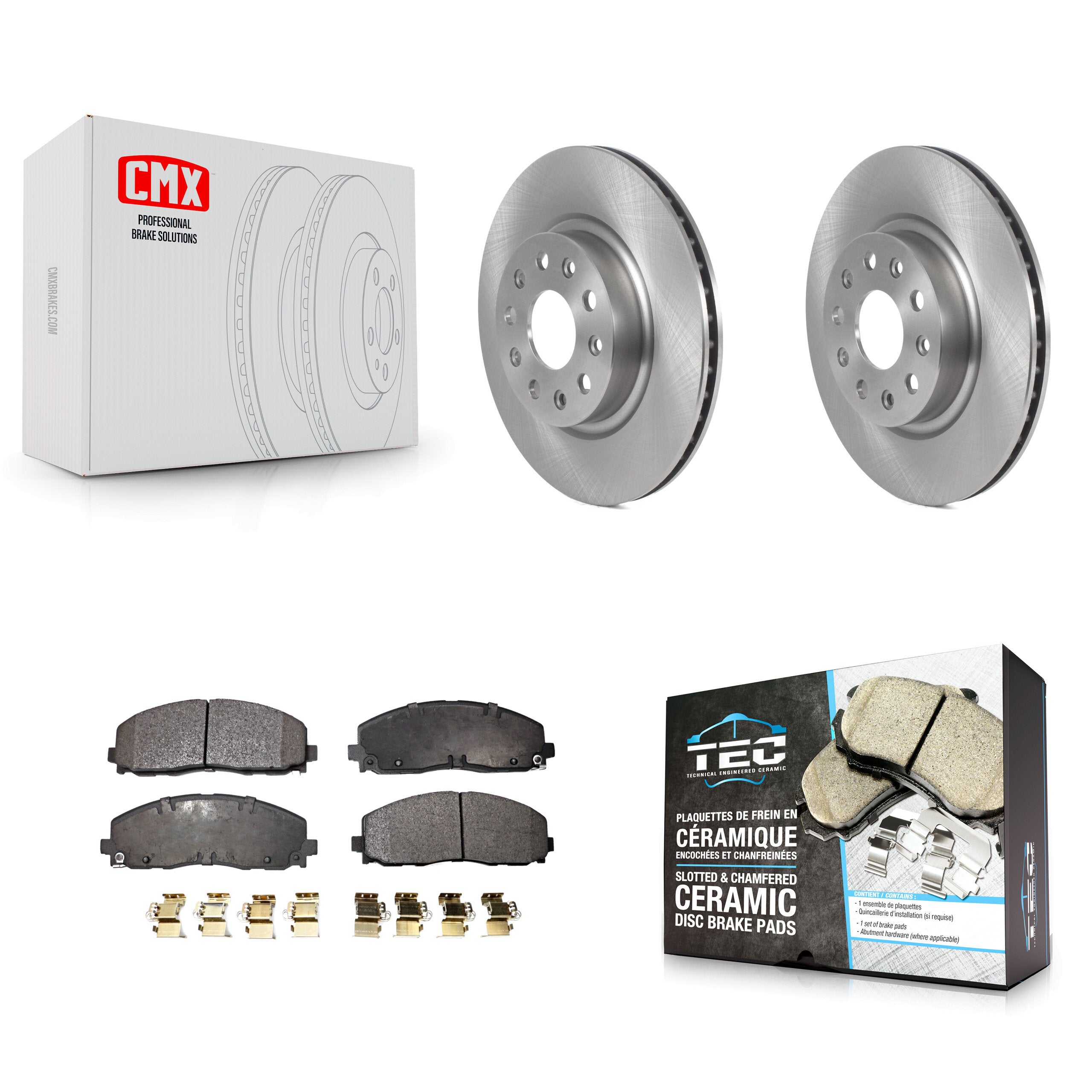 Transit Auto K8T-103836 Disc Brake Kit for 2021-2024 Jeep Wrangler - Front product image