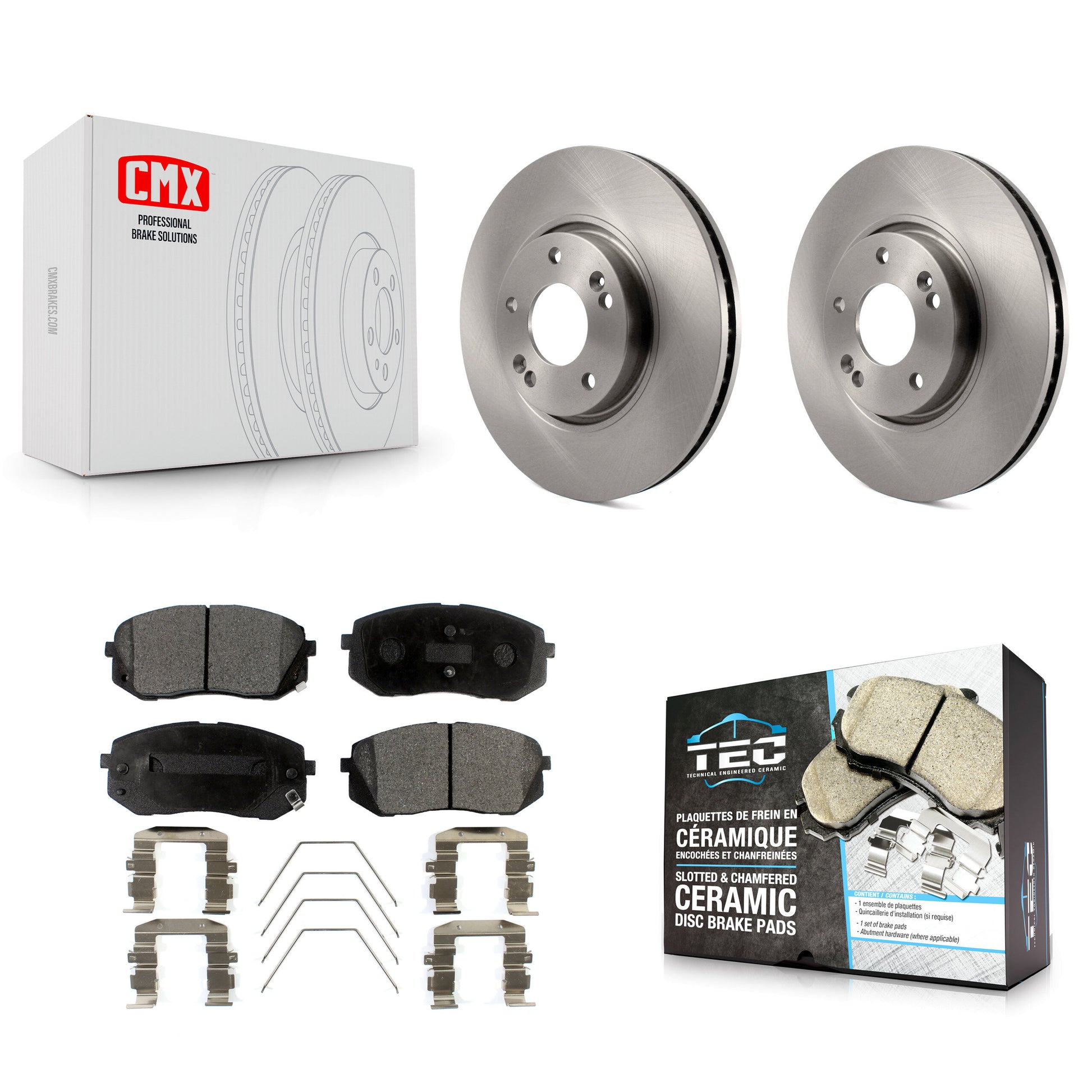 Transit Auto K8T-103841 Disc Brake Kit for 2017-2019 Kia Soul EV - Front product image