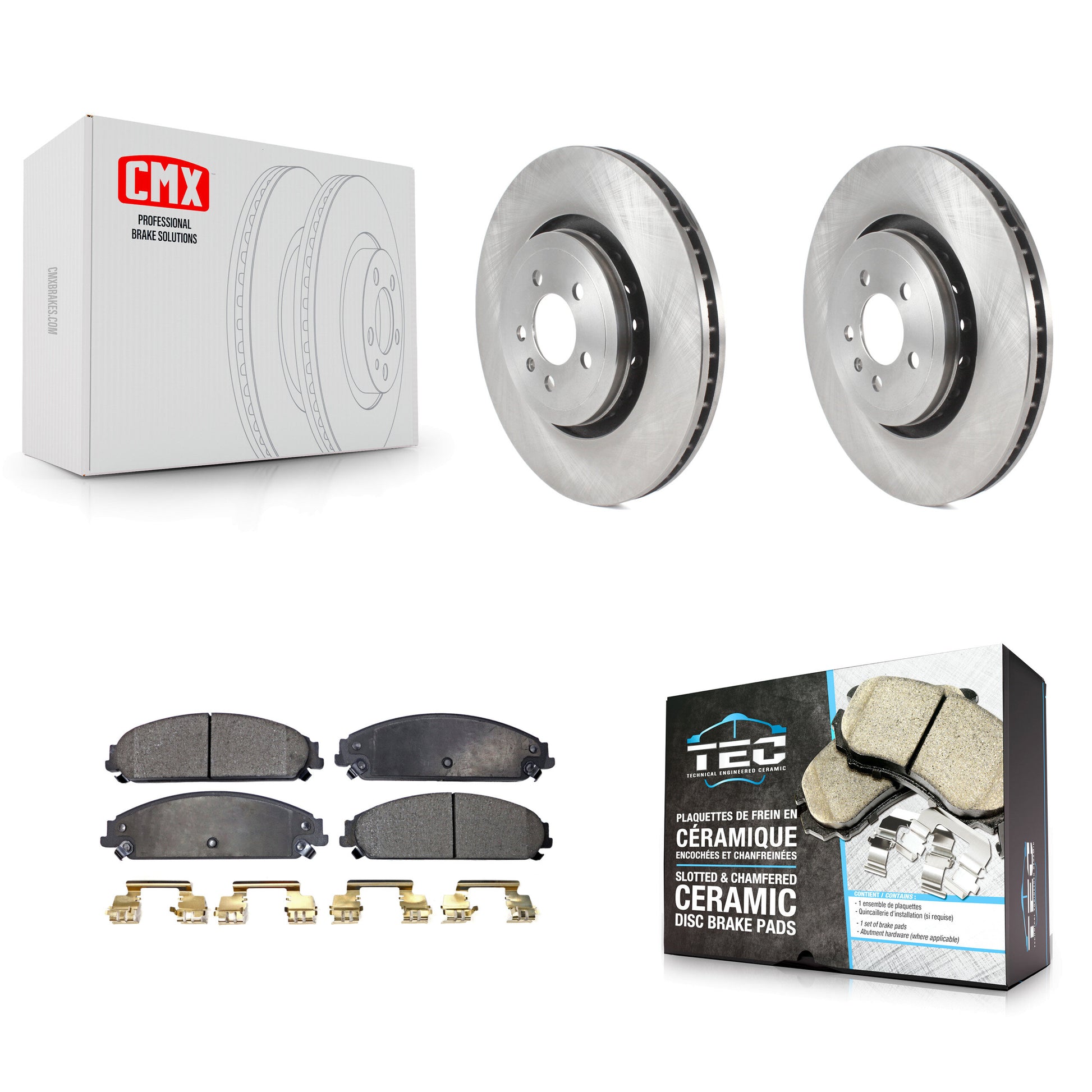 Transit Auto K8T-103842 Disc Brake Kit for 2014-2018 Dodge Charger - Front product image