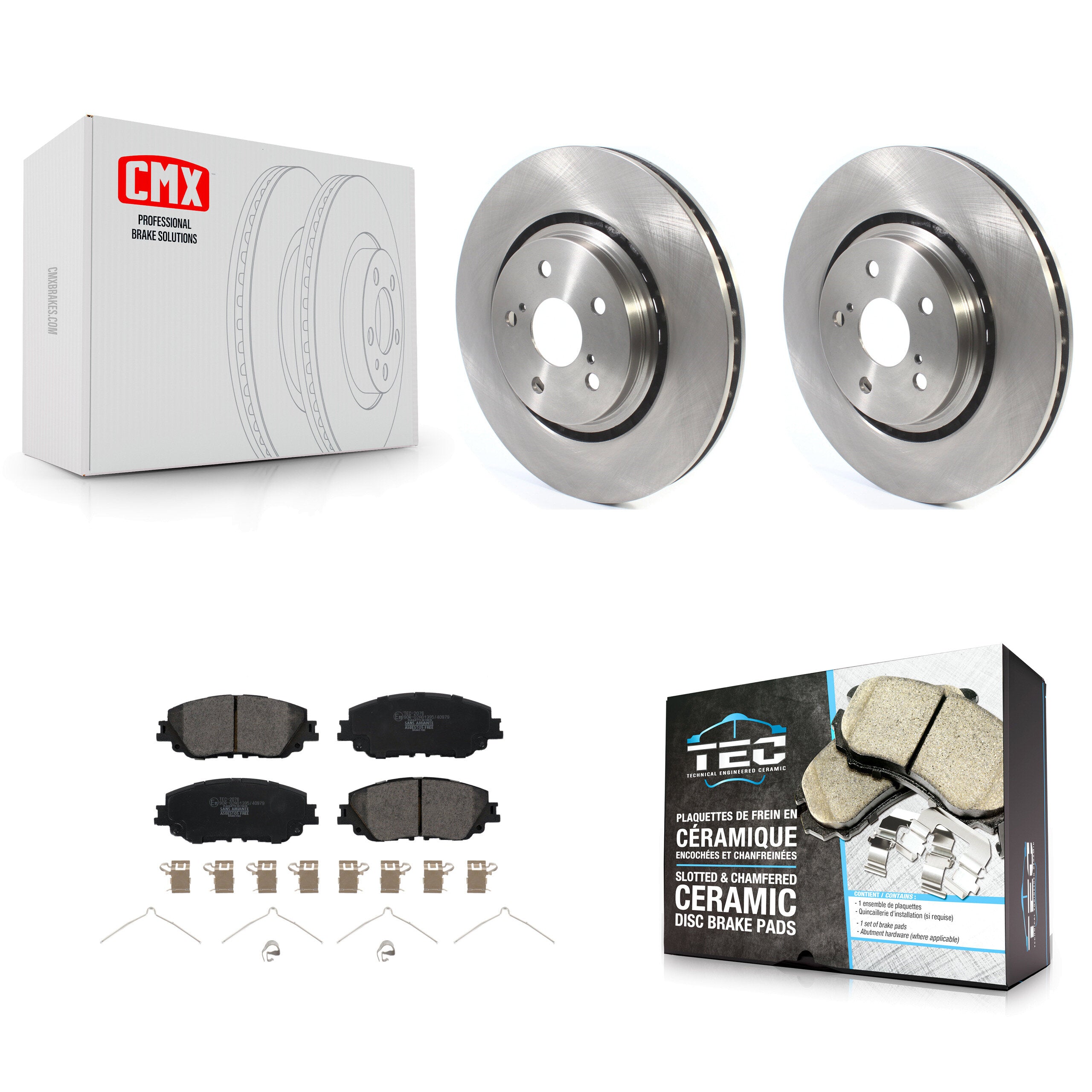 Transit Auto K8T-103843 Disc Brake Kit for 2020-2023 Toyota Camry - Front product image