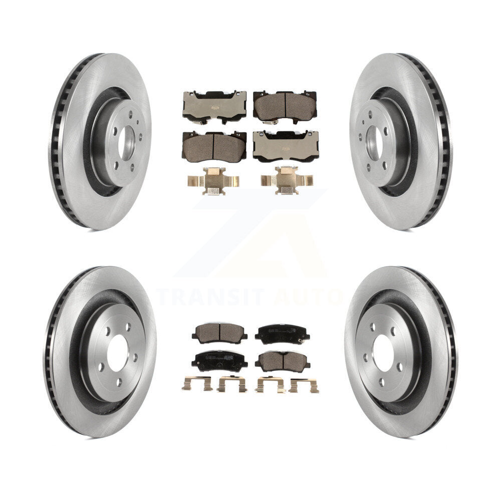 Transit Auto K8T-103856 Disc Brake Kit for 2015-2019 Ford Mustang - Front and Rear product image