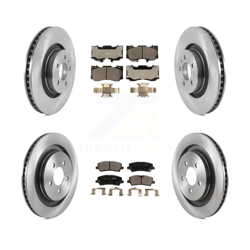 Transit Auto K8T-103856 Disc Brake Kit for 2015-2019 Ford Mustang - Front and Rear product image