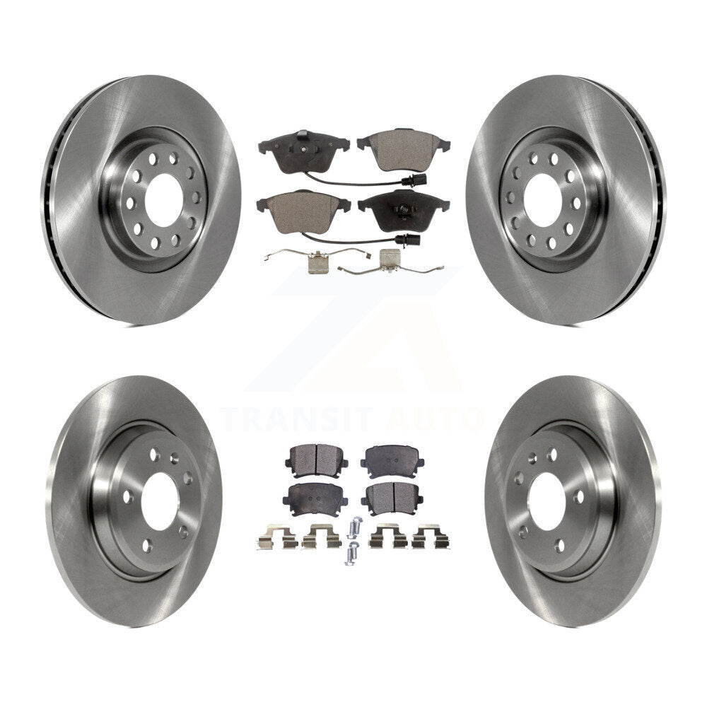 Transit Auto K8T-103873 Disc Brake Kit for 2009 Audi A4 Quattro - Front and Rear product image