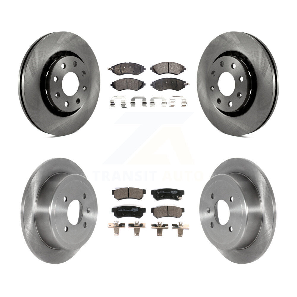 Transit Auto K8T-103874 Disc Brake Kit for 2014-2016 Chevrolet Spark, Chevrolet Spark EV - Front and Rear product image