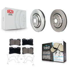 Transit Auto K8T-103896 Disc Brake Kit for 2007-2023 Lexus LS500h, Lexus LS500, Lexus LS460 & more - Front product image