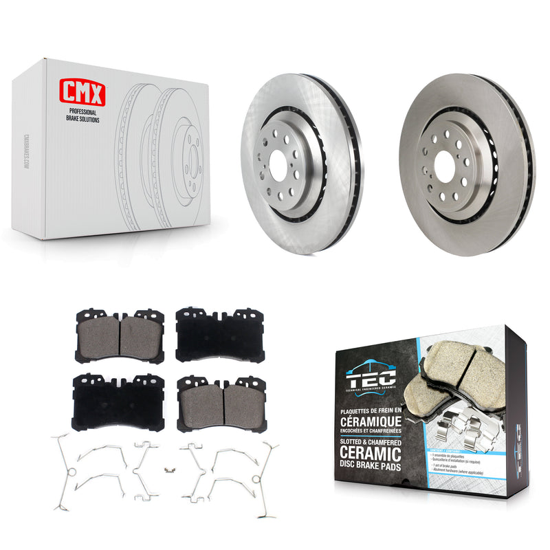 Transit Auto K8T-103896 Disc Brake Kit for 2007-2023 Lexus LS500h, Lexus LS500, Lexus LS460 & more - Front product image