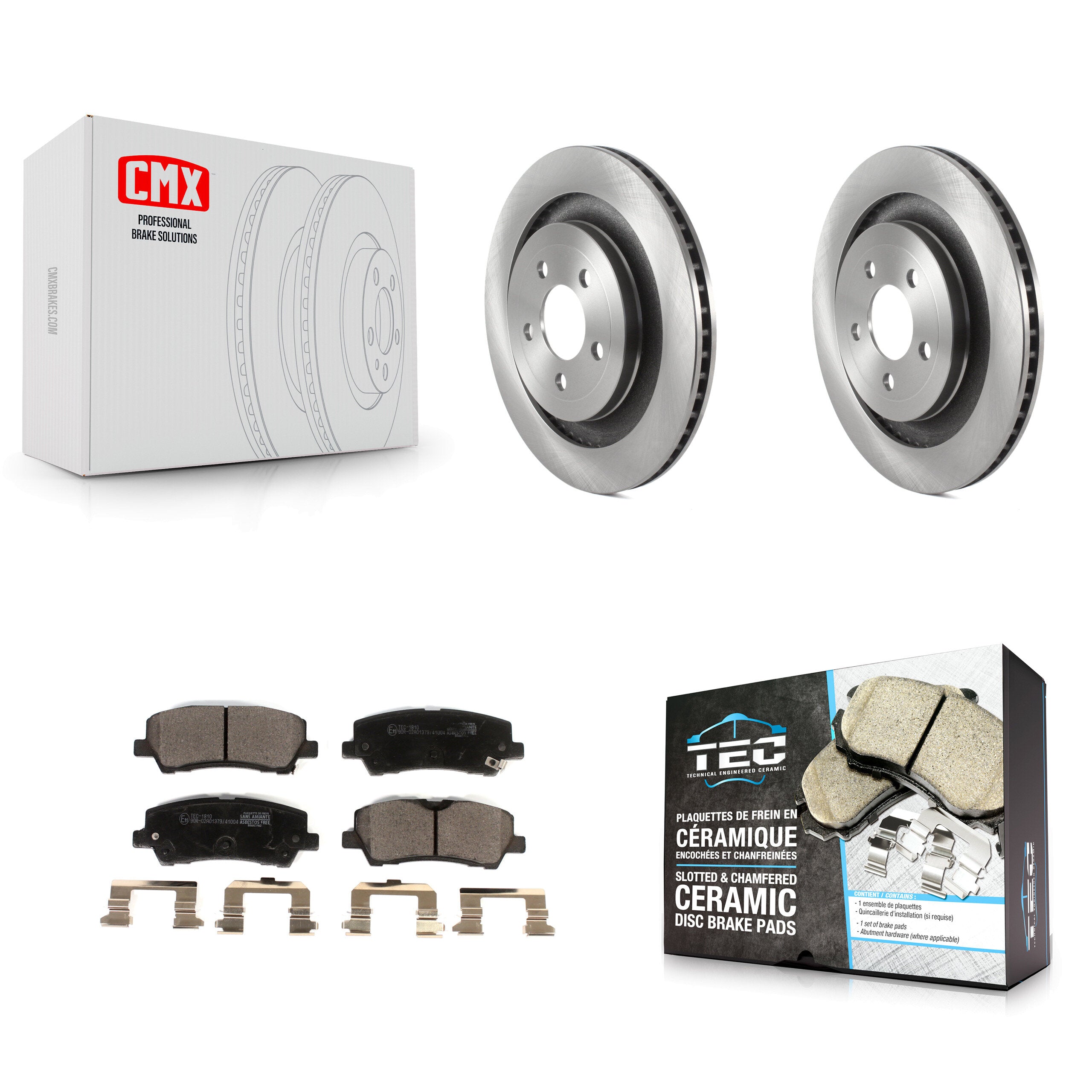 Transit Auto K8T-103903 Disc Brake Kit for 2015-2023 Ford Mustang - Rear product image