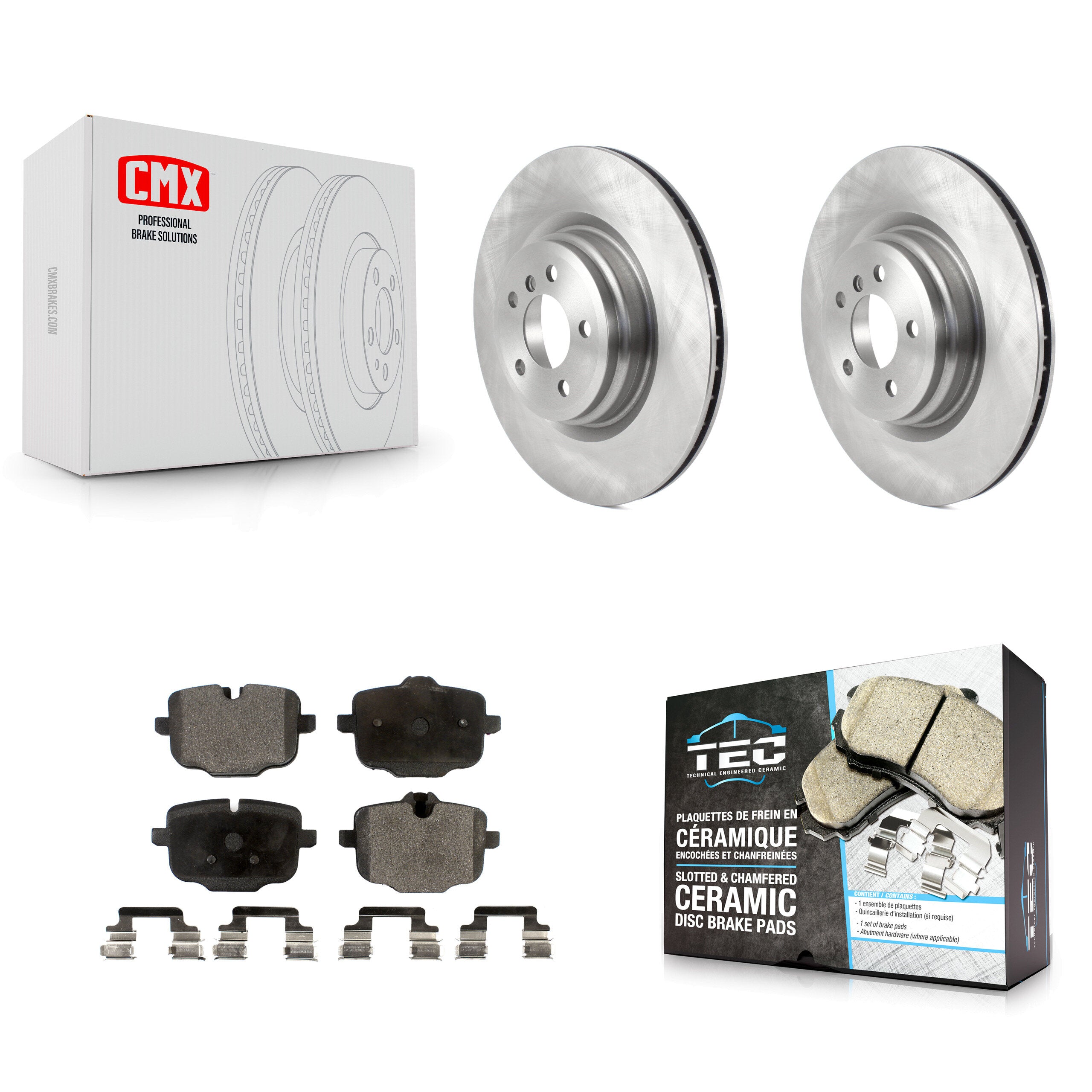 Transit Auto K8T-103905 Disc Brake Kit for 2016-2019 BMW Alpina B6 xDrive Gran Coupe - Rear product image