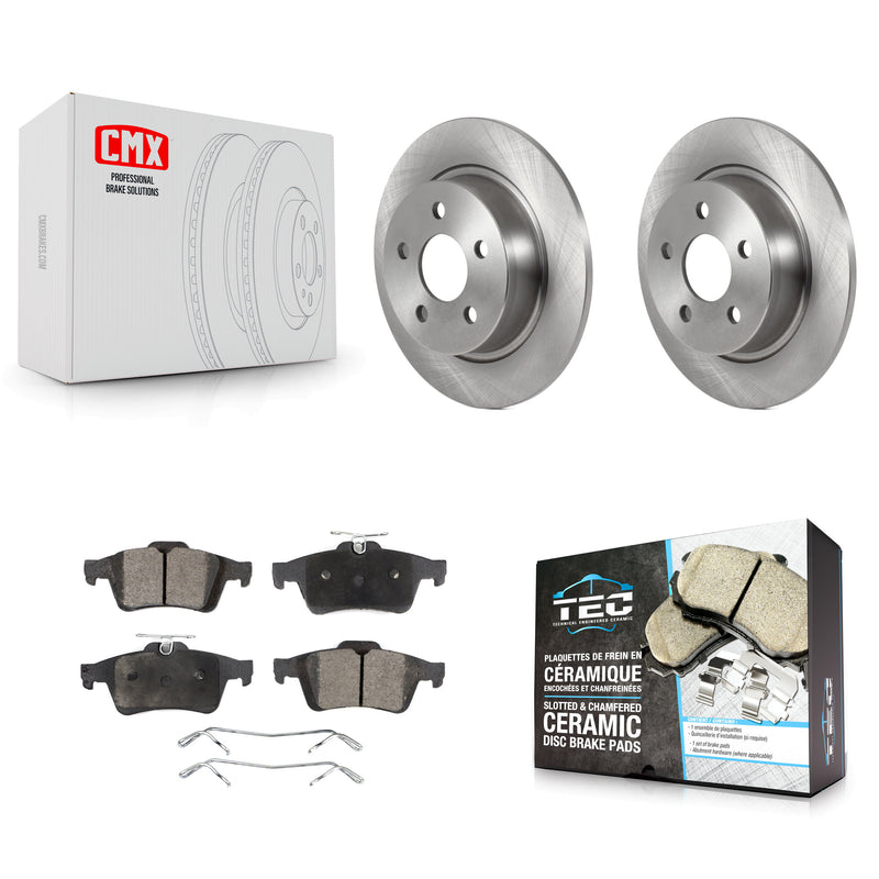 Transit Auto K8T-103914 Disc Brake Kit for 2018-2023 Ford Transit Connect - Rear product image