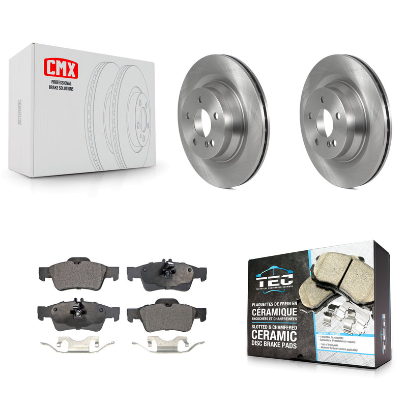 Transit Auto K8T-103915 Disc Brake Kit for 2010-2018 Mercedes-Benz CLS550, Mercedes-Benz E550 - Rear product image