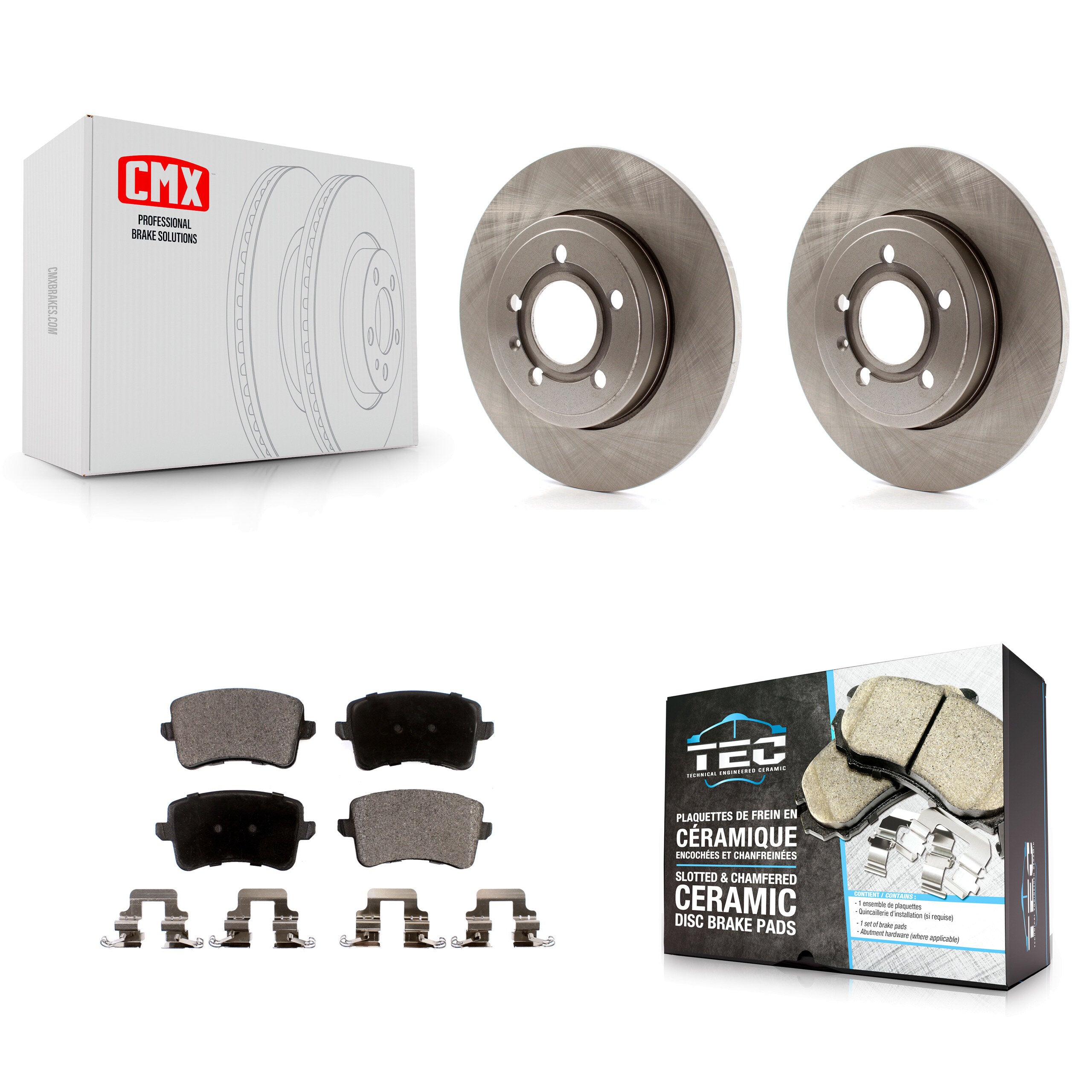 Transit Auto K8T-103918 Disc Brake Kit for 2009 Audi A4 Quattro - Rear product image