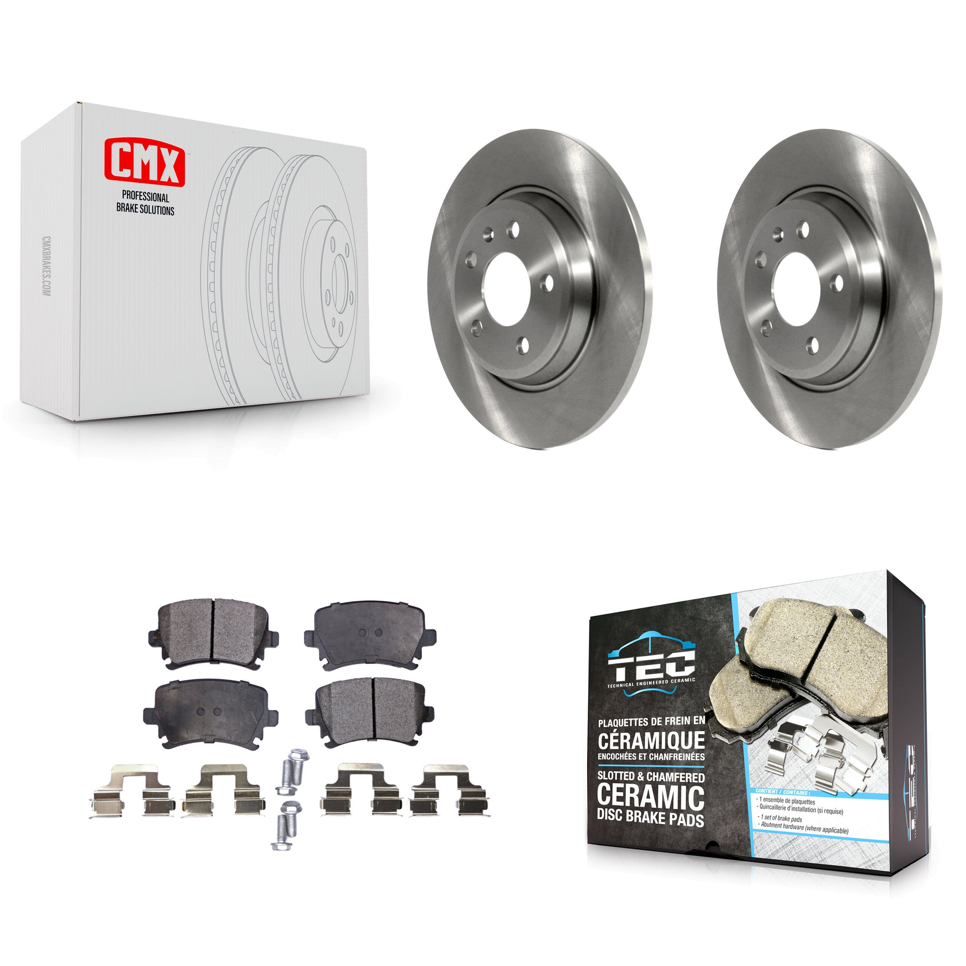 Transit Auto K8T-103919 Disc Brake Kit for 2009 Audi A4 Quattro - Rear product image