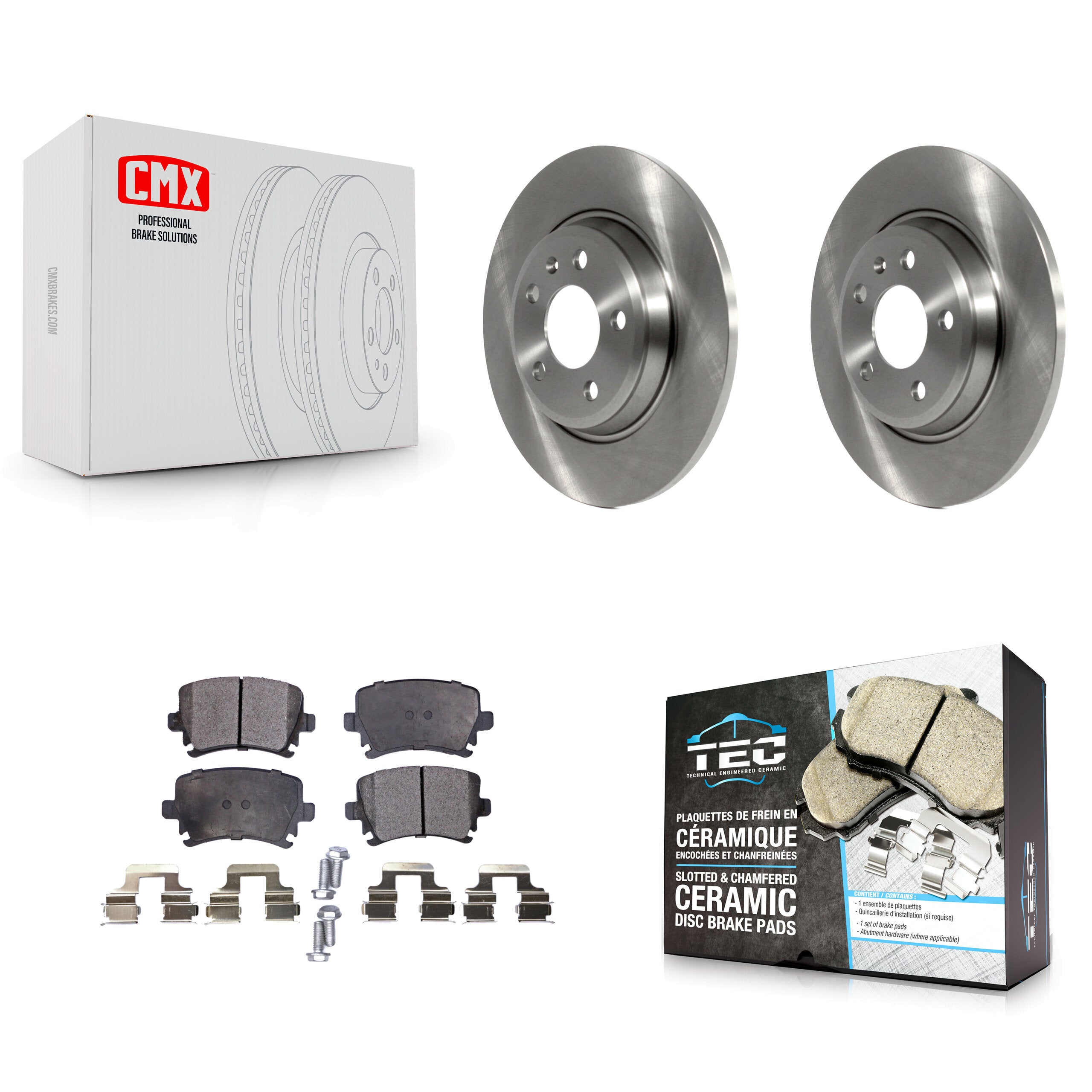 Transit Auto K8T-103919 Disc Brake Kit for 2009 Audi A4 Quattro - Rear product image