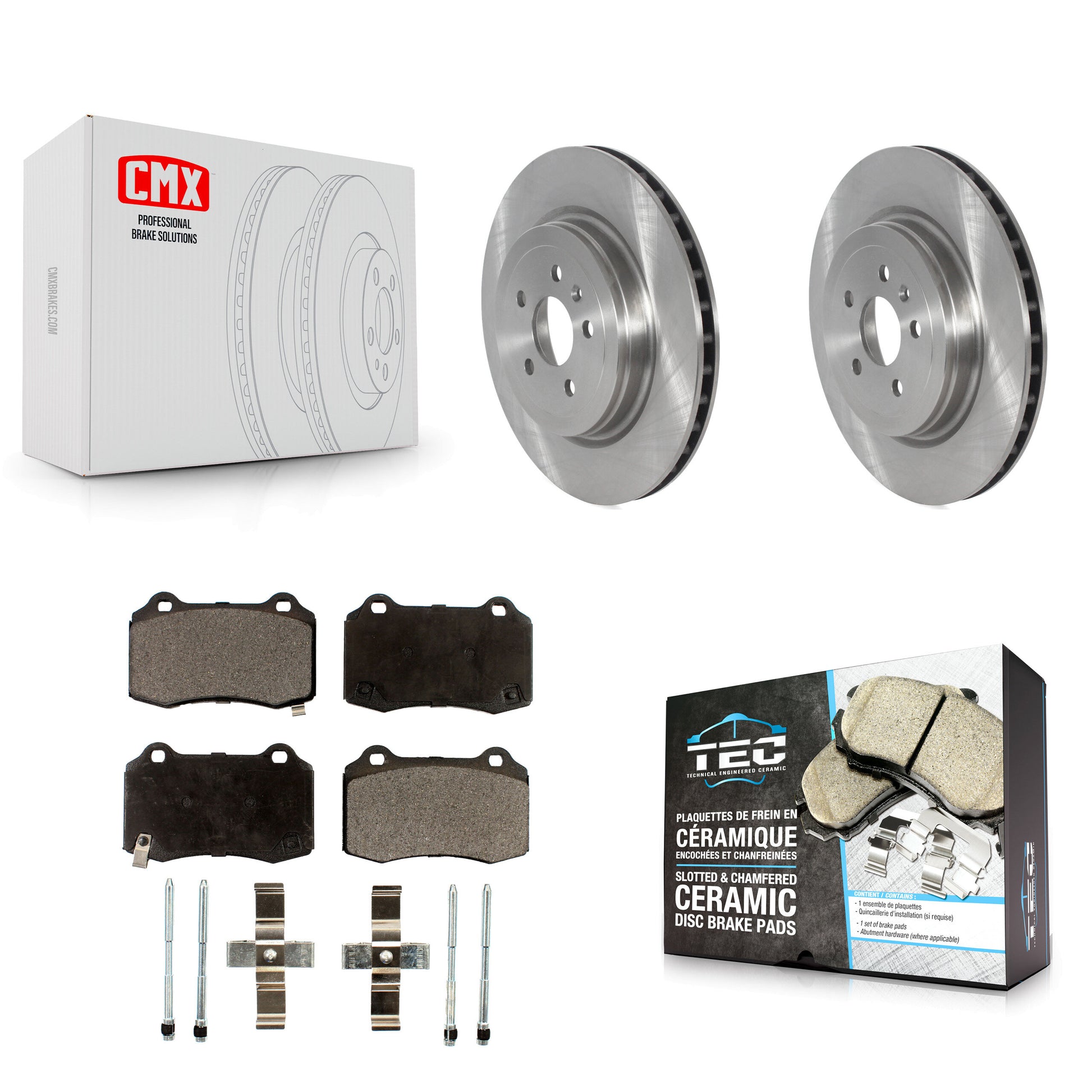 Transit Auto K8T-103922 Disc Brake Kit for 2016 Tesla S - Rear product image