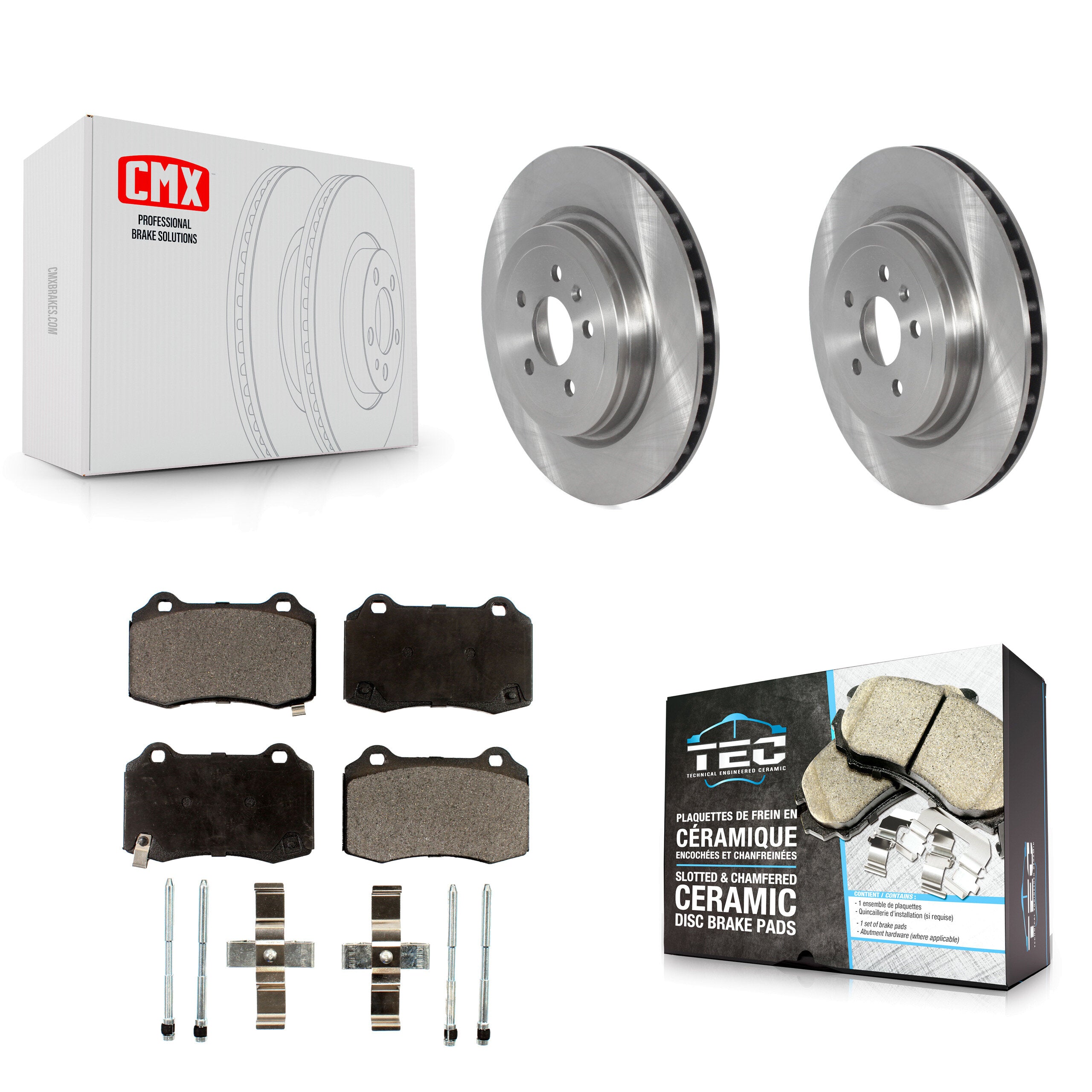 Transit Auto K8T-103922 Disc Brake Kit for 2016 Tesla S - Rear product image