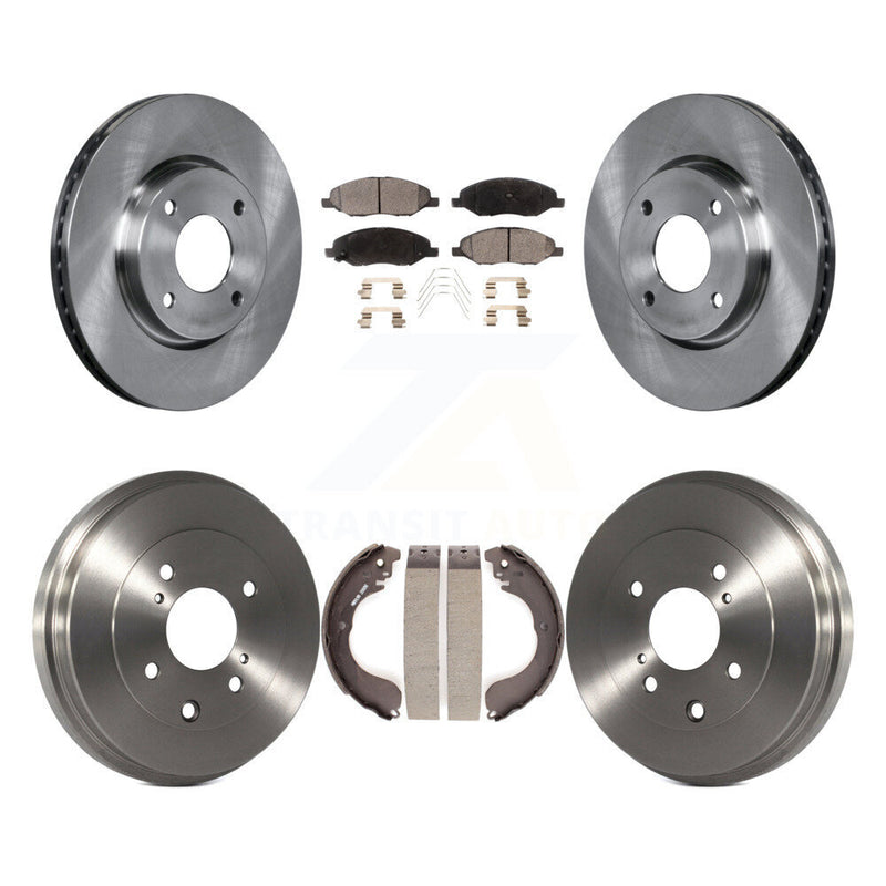 Transit Auto K8T-103934 Disc Brake Kit for 2008 Nissan Versa - Front and Rear product image