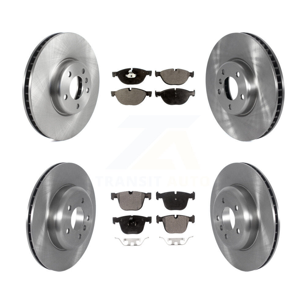 Transit Auto K8T-103938 Disc Brake Kit for 2010-2017 BMW ActiveHybrid 7, BMW 740Li xDrive, BMW 535i GT xDrive & more - Front and Rear product image