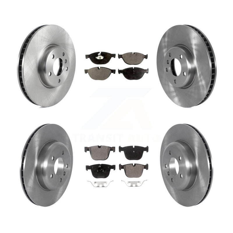 Transit Auto K8T-103938 Disc Brake Kit for 2010-2017 BMW ActiveHybrid 7, BMW 740Li xDrive, BMW 535i GT xDrive & more - Front and Rear product image