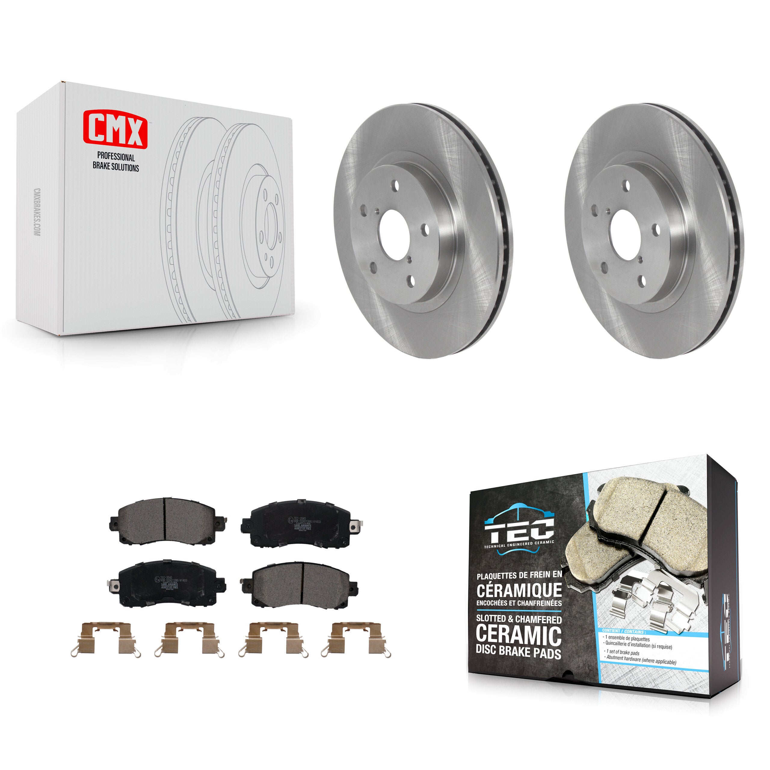 Transit Auto K8T-103942 Disc Brake Kit for 2019-2022 Subaru Forester - Front product image