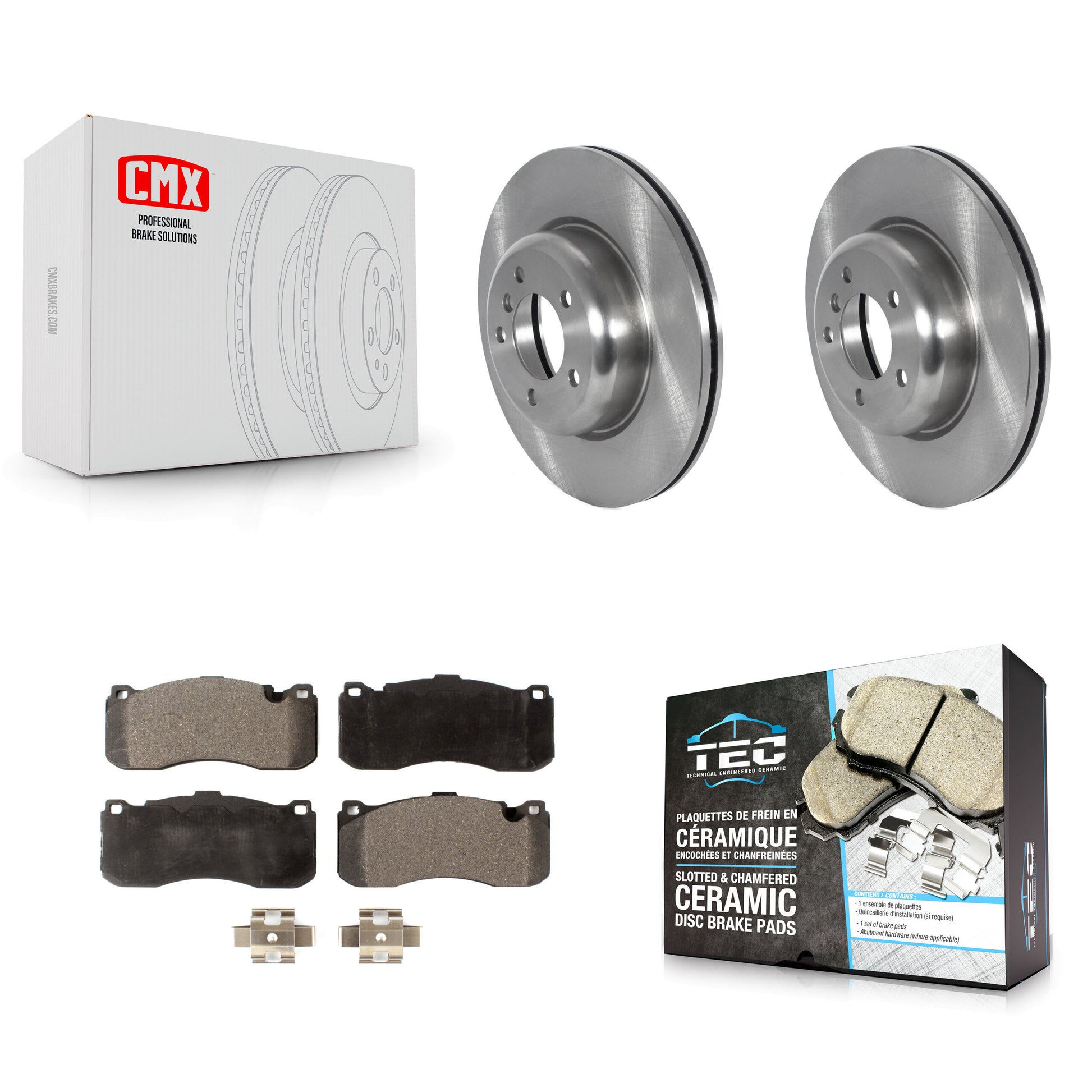 Transit Auto K8T-103946 Disc Brake Kit for 2008-2013 BMW 135is, BMW 135i - Front product image