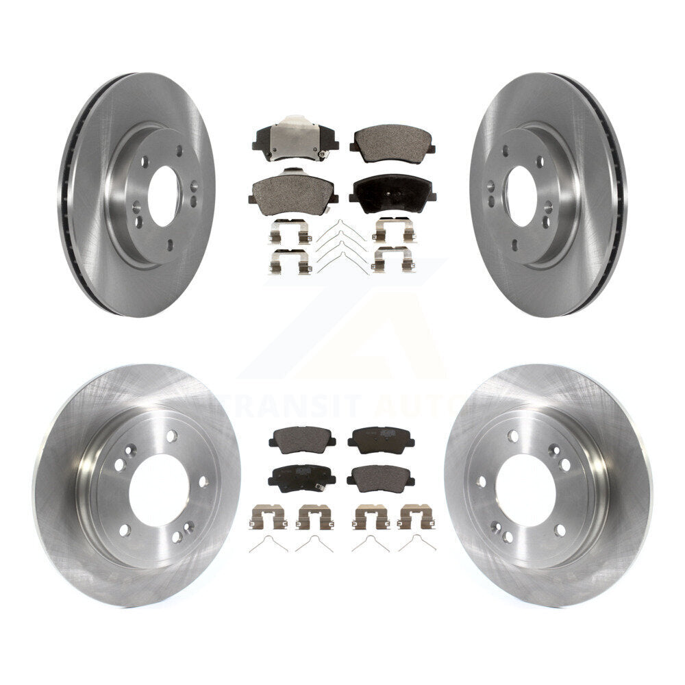 Transit Auto K8T-103961 Disc Brake Kit for 2017-2022 Kia Niro, Hyundai Ioniq - Front and Rear product image