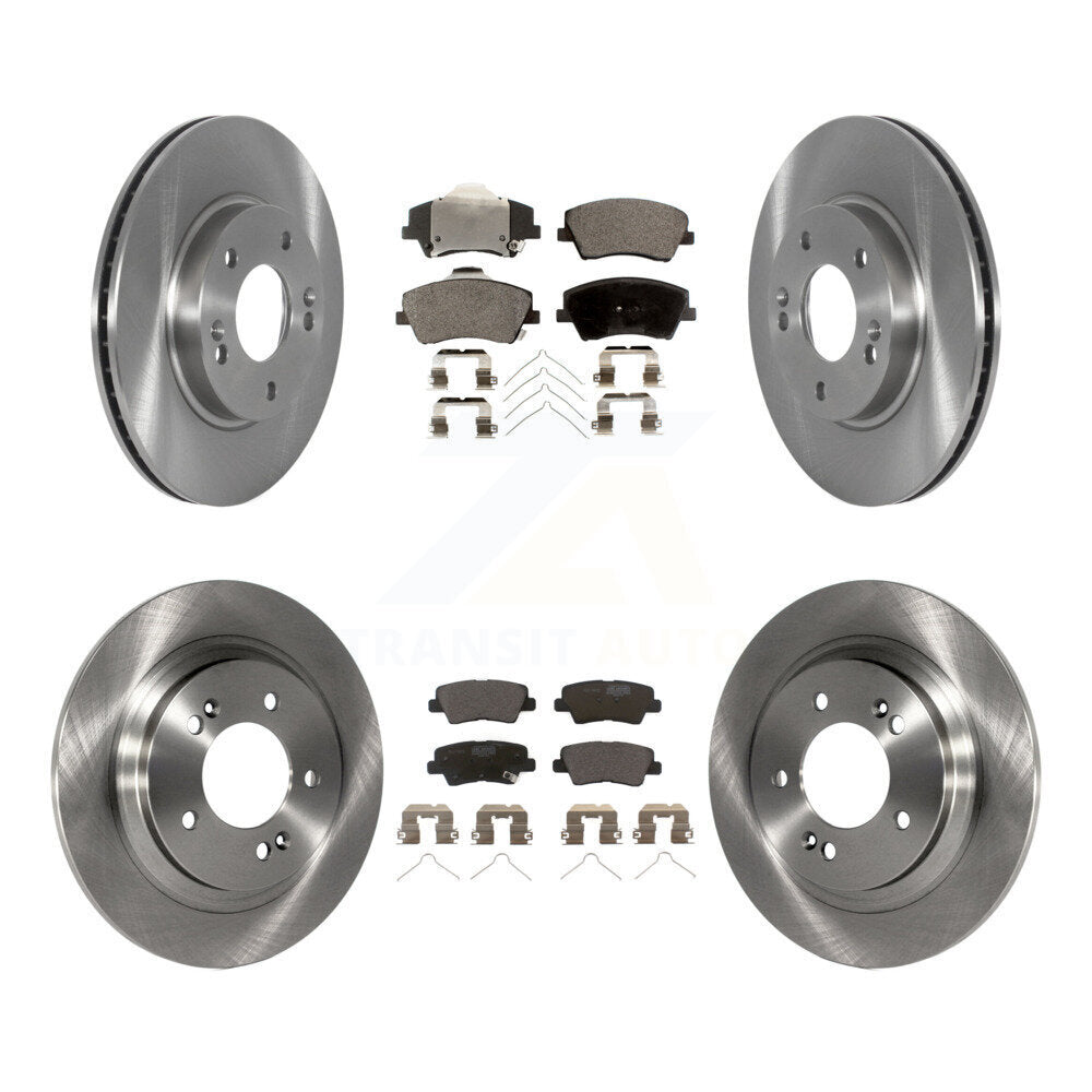 Transit Auto K8T-103962 Disc Brake Kit for 2017-2019 Kia Niro, Hyundai Ioniq - Front and Rear product image