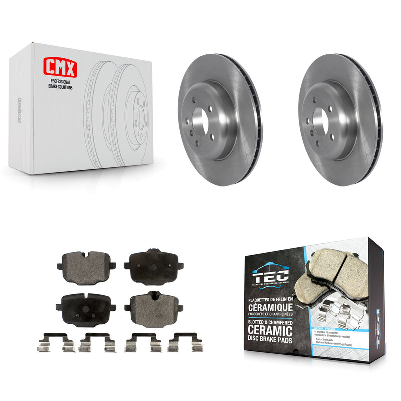Transit Auto K8T-103972 Disc Brake Kit for 2011-2018 BMW Alpina B6 xDrive Gran Coupe, BMW 640i xDrive, BMW 640i xDrive Gran Coupe & more - Rear product image