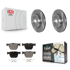 Transit Auto K8T-103982 Disc Brake Kit for 2010-2017 BMW ActiveHybrid 7, BMW 740Li xDrive, BMW 535i GT xDrive & more - Rear product image