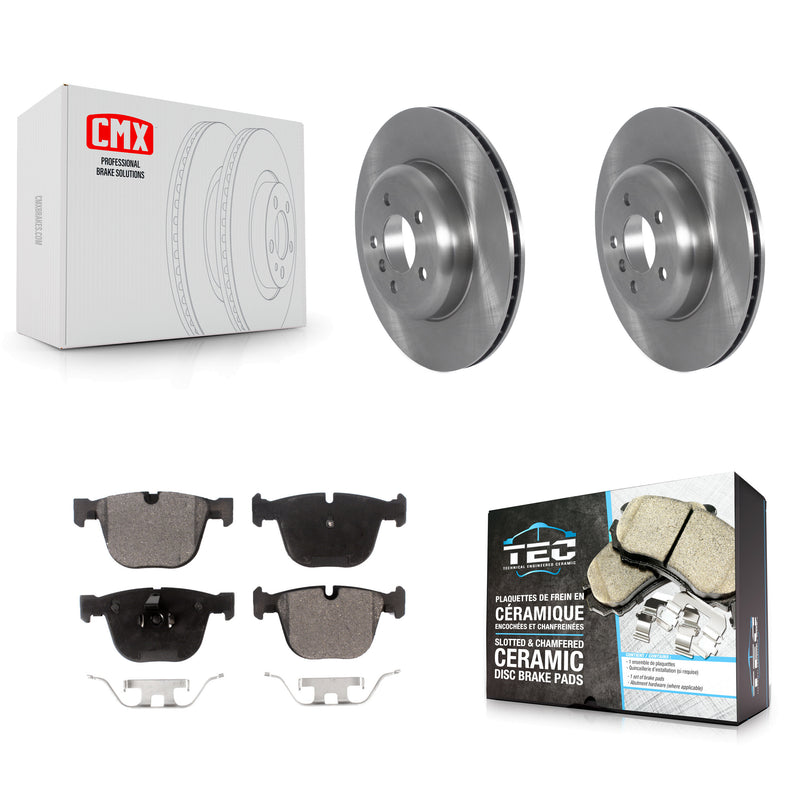 Transit Auto K8T-103982 Disc Brake Kit for 2010-2017 BMW ActiveHybrid 7, BMW 740Li xDrive, BMW 535i GT xDrive & more - Rear product image