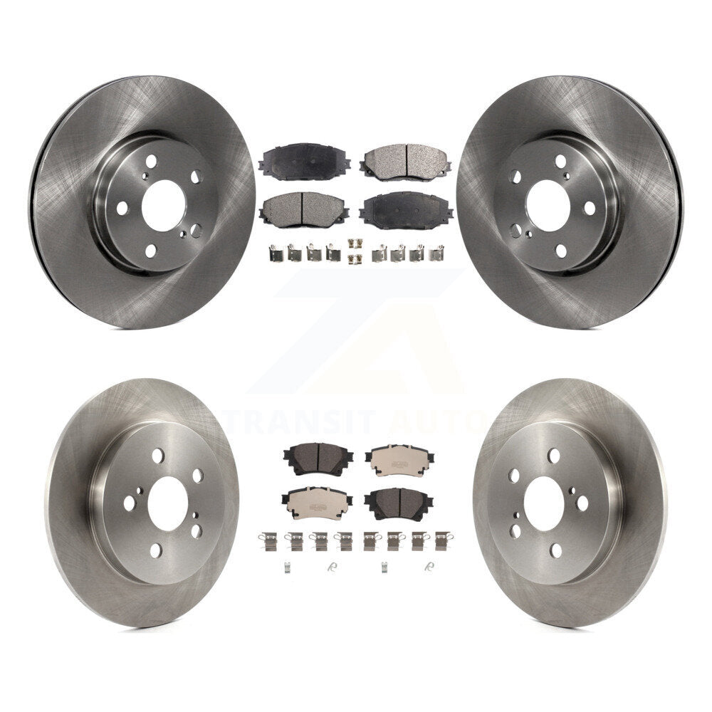 Transit Auto K8T-103988 Disc Brake Kit for 2019 Toyota Corolla - Front and Rear product image
