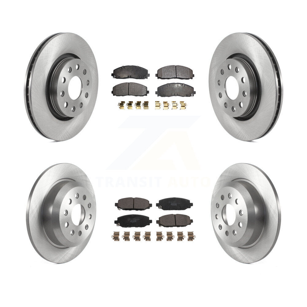Transit Auto K8T-103989 Disc Brake Kit for 2018-2020 Jeep Wrangler - Front and Rear product image