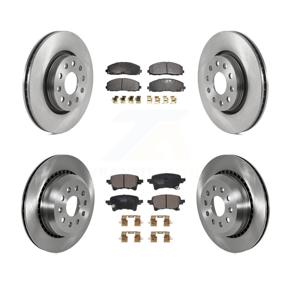 Transit Auto K8T-103990 Disc Brake Kit for 2020-2023 Jeep Gladiator - Front and Rear product image