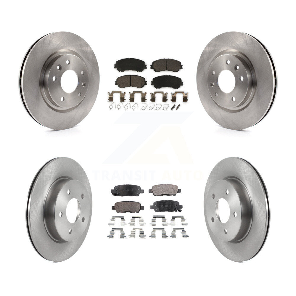 Transit Auto K8T-103991 Disc Brake Kit for 2017-2019 Nissan Rogue Sport, Nissan Qashqai - Front and Rear product image