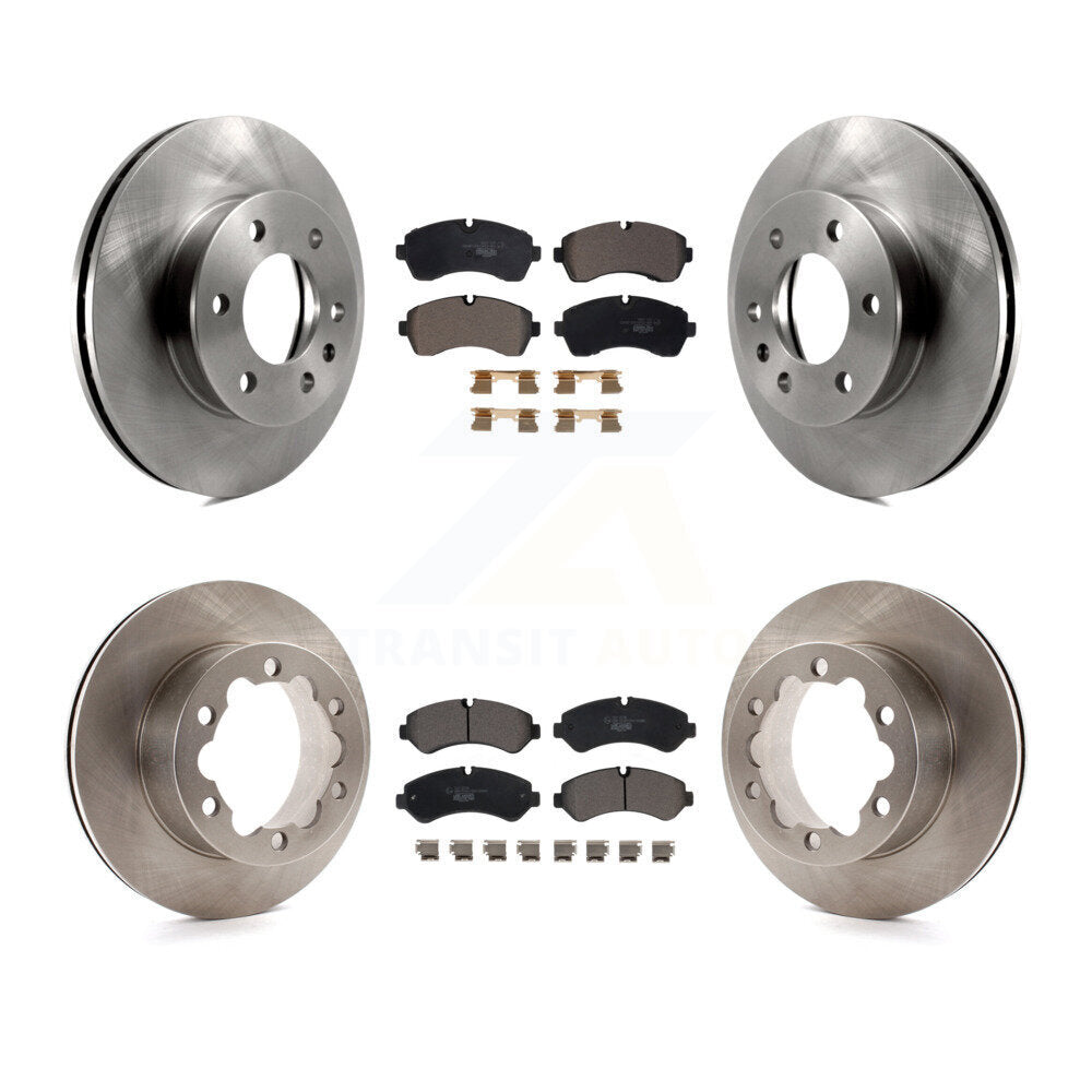 Transit Auto K8T-103998 Disc Brake Kit for 2019-2023 Mercedes-Benz Sprinter 3500, Mercedes-Benz Sprinter 3500XD, Mercedes-Benz Sprinter 4500 - Front and Rear product image
