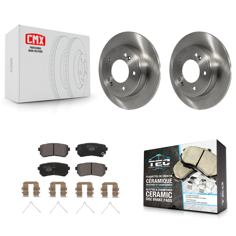 Transit Auto K8T-104008 Disc Brake Kit for 2018-2023 Hyundai Kona, Kia Seltos - Rear product image