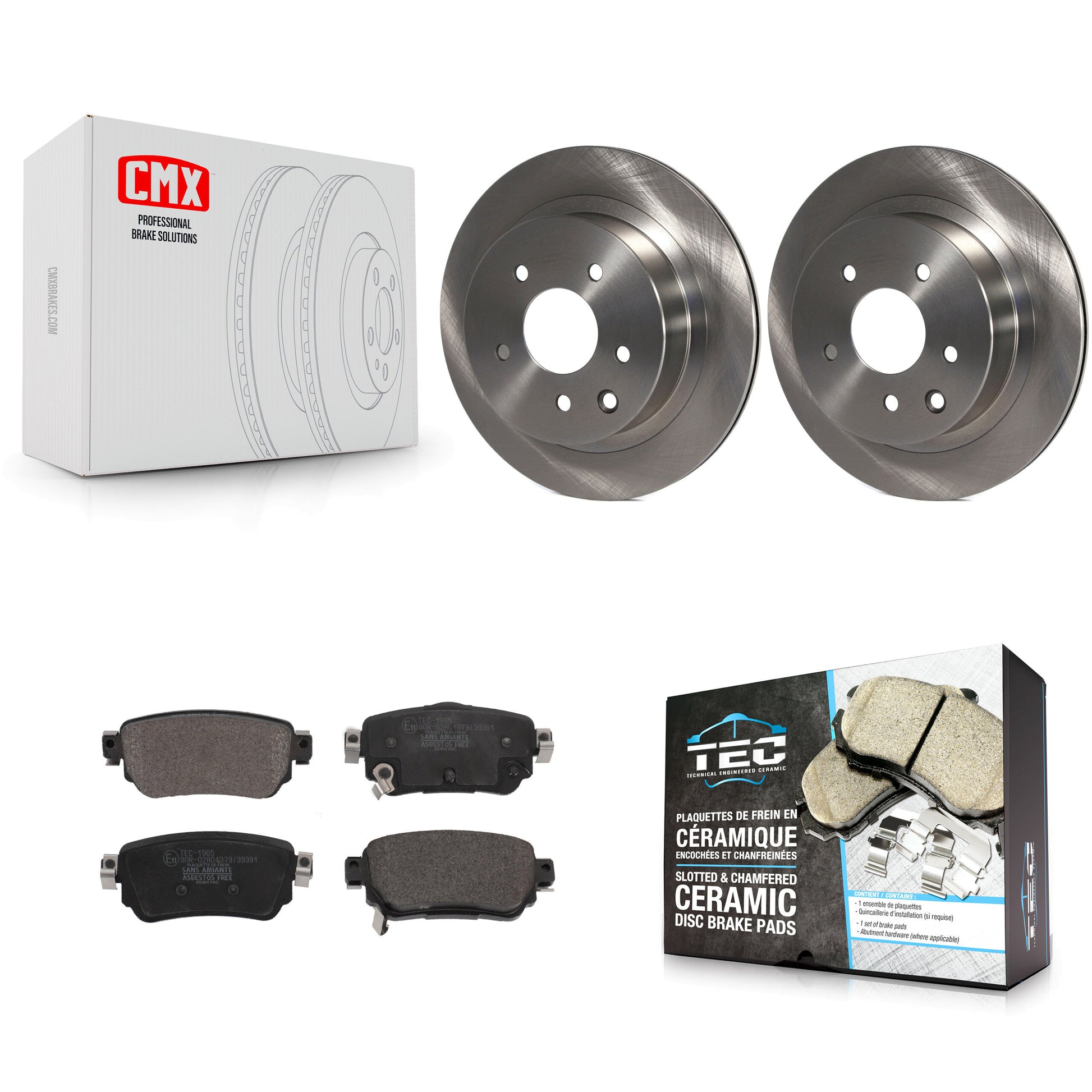 Transit Auto K8T-104011 Disc Brake Kit for 2019 Nissan Rogue Sport - Rear product image