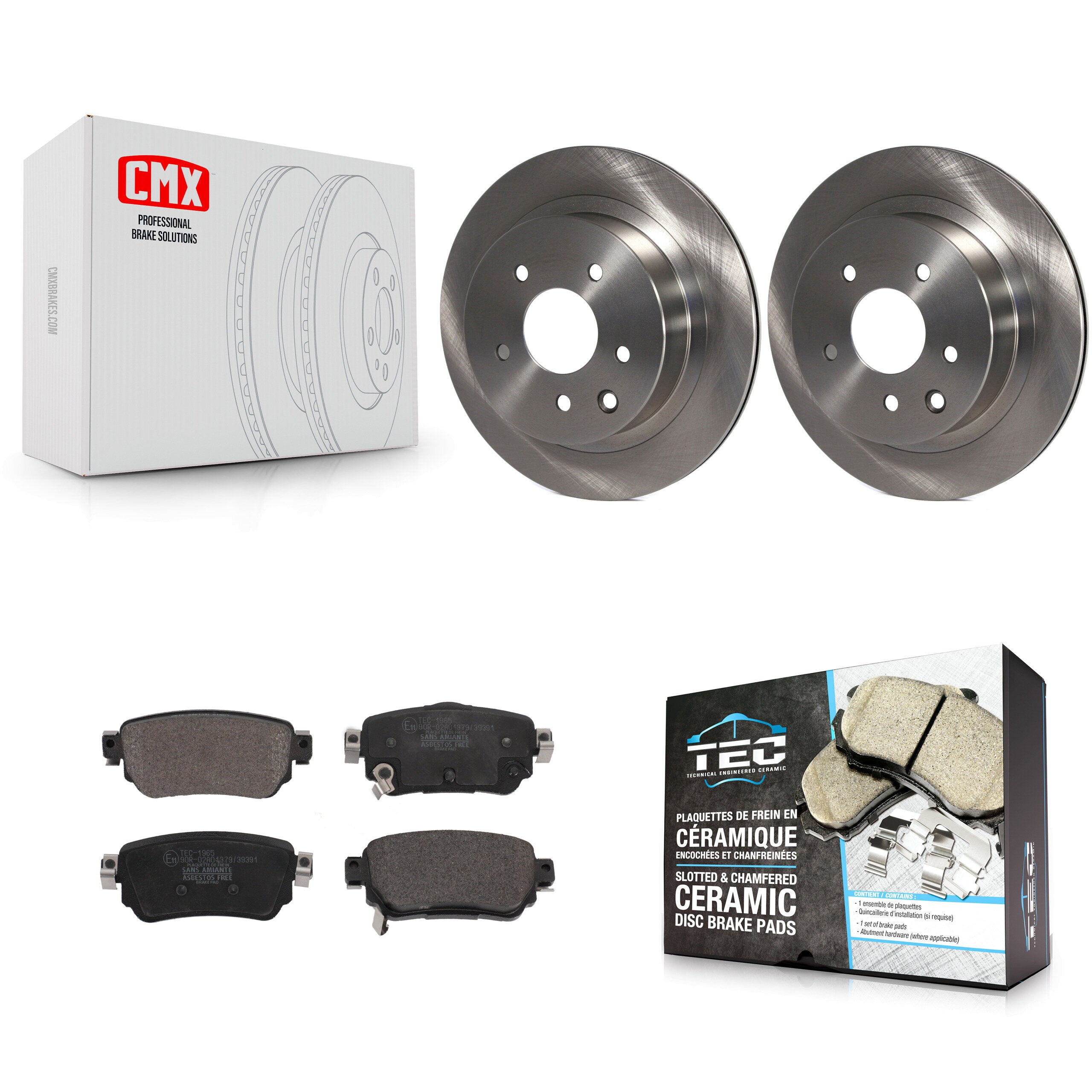 Transit Auto K8T-104011 Disc Brake Kit for 2019 Nissan Rogue Sport - Rear product image