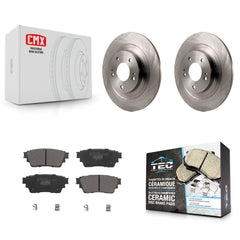 Transit Auto K8T-104014 Disc Brake Kit for 2017-2022 Mitsubishi Eclipse Cross, Mitsubishi Outlander PHEV, Mitsubishi Outlander - Rear product image